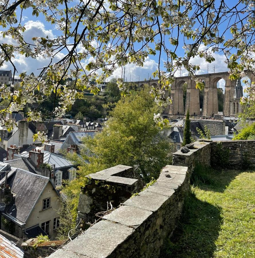 Cosy Et Jardin Panoramique Lägenhet Morlaix Exteriör bild